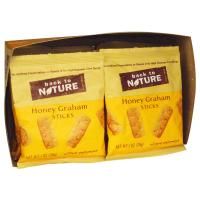 Back to Nature, Медовые хлебные палочки из муки грубого помола, 8 пакетиков по 1 унции (28 гр) каждый