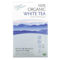 Prince of Peace, 100% органический белый чай, 100 маленьких пакетиков, 1.8 г шт.