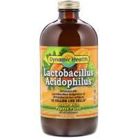 Dynamic Health  Laboratories, Lactobacillus Acidophilus, Made with Papaya Puree, 16 fl oz (473 ml)