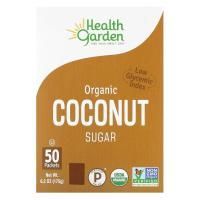 Health Garden, Органический кокосовый сахар, 50 пакетиков, 175 г (6,2 унции)