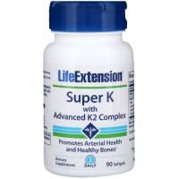 Life Extension, Супер K с улучшенным Ко-комплексом, 90 капсул