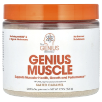 The Genius Brand, Genius Muscle, соленая карамель, 204 г (7,2 унции)