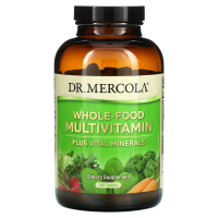 Dr. Mercola, Цельнопищевые мультивитамины плюс важные минералы, 240 таблеток