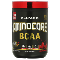 ALLMAX Nutrition, AMINOCORE BCAA, Fruit Punch, 0.69 lbs (315 g)