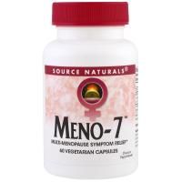 Source Naturals, Meno-7, 60 вегетарианских капсул