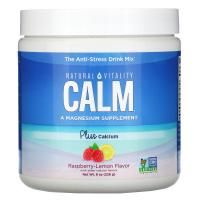 Natural Vitality, CALM, The Anti-Stress Drink Mix, Raspberry-Lemon, 8 oz (226 g)