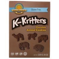 Kinnikinnick Foods, KinniKritters, шоколадное печенье в форме животных, 8 унций (220 г)