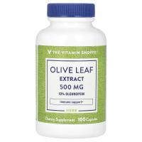 The Vitamin Shoppe, экстракт листьев оливкового дерева, 500 мг, 100 капсул