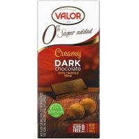 Valor, 0% добавленного сахара, сливочный темный шоколад со сливочным трюфелем, 3,5 унции (100 г)