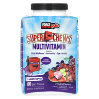 Force Factor, Kids, Super Chews, мультивитамины, вишня, клубника, арбуз, виноград, 60 жевательных таблеток