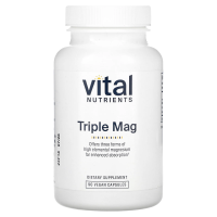 Vital Nutrients, Triple Mag, 250 мг, 90 вегетарианских капсул