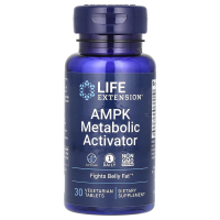 Life Extension, AMPK, активатор метаболизма, 30 вегетарианский таблеток