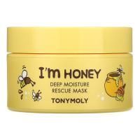 Tony Moly, I'm Honey, восстанавливающая маска для глубокого увлажнения, 100 г (3,52 унции)
