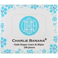 Charlie Banana, Тканевые подгузники-пеленки и салфетки, 100 штук