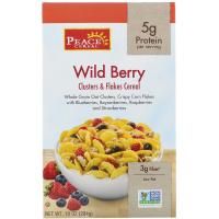 Peace Cereal, Clusters & Flakes Cereal, Wild Berry, 10 oz (284 g)