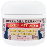 Tierra Mia Organics, Лечебное средство для кожи на сыром молоке, нежный бальзам для домашних животных, 2 унции