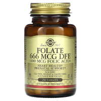 Solgar, Folic Acid, 400 mcg, 250 Tablets