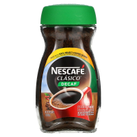 Nescafé, Clasico, Растворимый кофе без кофеина темной обжарки, 7 унций (200 г)