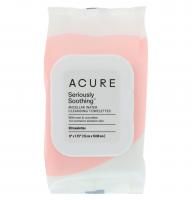 Acure, Seriously Soothing, чистящие салфетки с мицеллярной водой, 30 салфеток