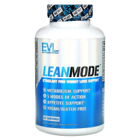 EVLution Nutrition, LeanMode, добавка для поддержки снижения веса без стимуляторов, 150 растительных капсул