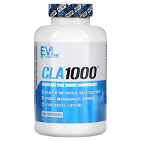EVLution Nutrition, КЛК 1000, стимулятор для свободной оптимизации веса, 180 мягких таблеток