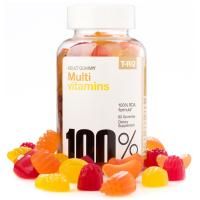 T-RQ, Мульти витамины, взрослых Gummy, Cherry Лимон Апельсин, 60 Gummies