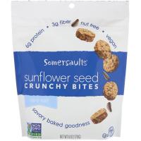 Somersaults, Sunflower Seed Crunchy Bites, Sea Salt , 6 oz (170 g)