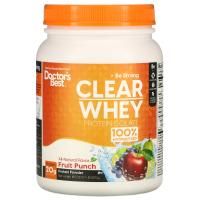 Doctor's Best, Clear Whey Protein Isolate, Fruit Punch, 1.2 lbs (546 g)