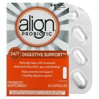 Align Probiotics, Поддержка пищеварения 24/7, пробиотическая добавка, 28 капсул