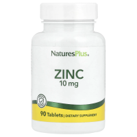 Nature's Plus, Цинк, 10 мг, 90 таблеток