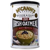 McCann's Irish Oatmeal, Быстрая и легкая молотая ирландская овсянка, 24 унции (680 г)