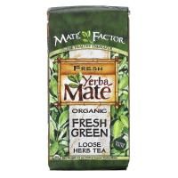 Mate Factor, Органический Йерба Мате, Свежий зеленый листовой травяной чай, 12 унций (340 г)