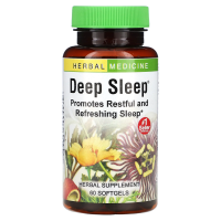 Herbs Etc., Снотворное Deep Sleep, 60 быстродействующих мягких таблеток