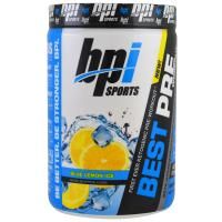 BPI Sports, Лучшее средство перед тренировкой, бета-гидроксибутират кетон и энергетическая формула, синий лимонный лед, 11,11 унций (315 г)