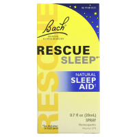 Bach, Rescue Sleep, природный помощник для сна, 0.7 жидких унций (20 мл) спрей