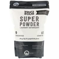Molly's Suds, Super Powder, стиральный порошок, без запаха, 60 загрузок, 1,7 кг