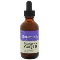 NuNaturals, CoQ10 максимальная абсорбция 2 жидких унции (59 мл)