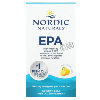 Nordic Naturals, ЭПК Экстра, лимон, 1000 мг, 60 гелевых капсул
