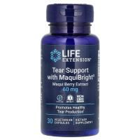 Life Extension, средство для поддержки функций слезных желез с MaquiBright, экстракт чилийской аристотелии, 60 мг, 30 растительных капсул