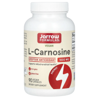 Jarrow Formulas, L-карнозин, бета-аланил-L-хистидин, 500 мг, 90 капсул