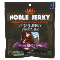 Noble Jerky, Vegan Jerky, сладкое барбекю, 70 г (2,47 унции)
