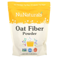 NuNaturals, Oat Fiber, 1 lb (454 g)