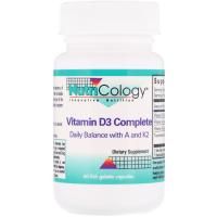 Nutricology, Полноценный витамин D3, 60 рыбных желатиновых капсул