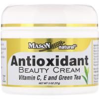 Mason Natural, Крем для сохранения красоты с антиоксидантами с витаминами C, E и зеленым чаем, 2 унц. (57 г)
