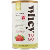 Solgar, Whey To Go, Whey Protein Powder, Strawberry, 16 oz (453.5 g)