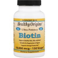 Healthy Origins, Biotin, High Potency, 10000 mcg, 150 Vcaps