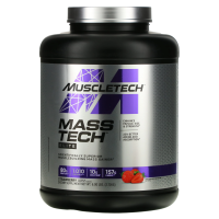 MuscleTech, Mass Tech Elite, клубника, 2,72 кг (6 фунтов)