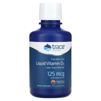 Trace Minerals Research, Жидкий витамин D3 с ионными Trace Minerals 5000 МЕ Тропическая вишня 16 жидких унций