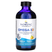 Nordic Naturals, Omega-3D, лимон, 8 ж. унц. (237 мл)