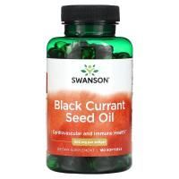 Swanson, Масло семян черной смородины, 500 мг, 180 капсул